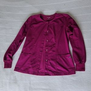 Jockey Scrub Jacket Stetchy maroon-pink